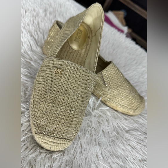 Michael Kors 
Metallic Gold Loafers - Picture 1 of 5